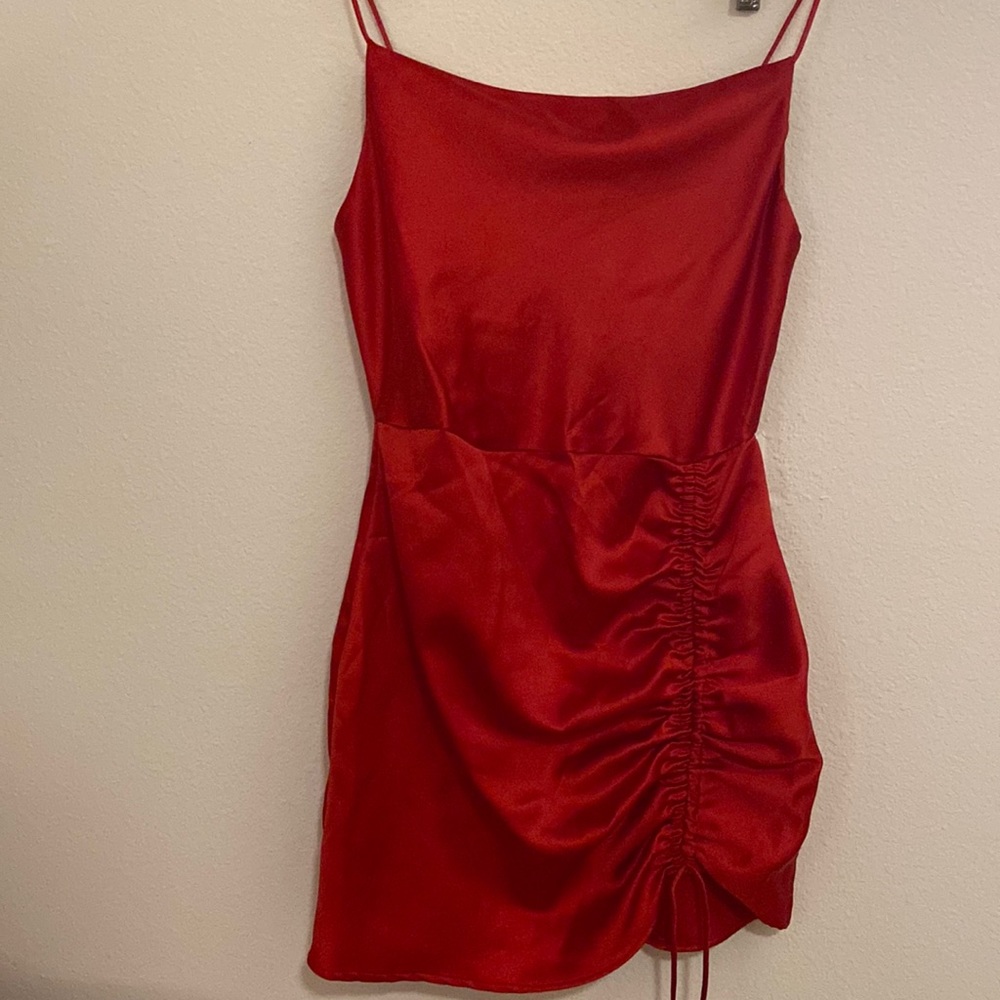 ZARA red dress
